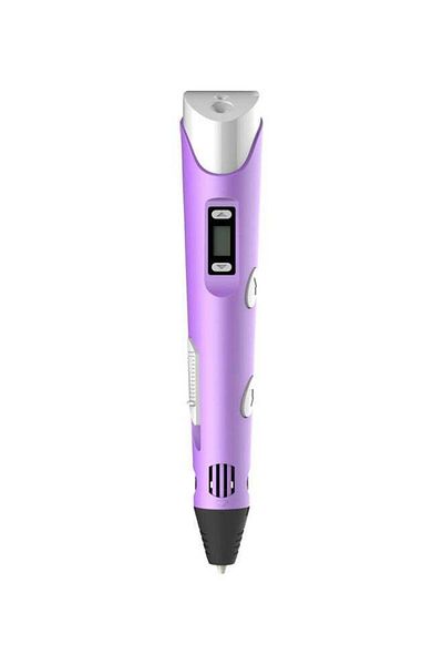 fun zone Generic Digital Display Intelligent 3D Printing Pen Purple