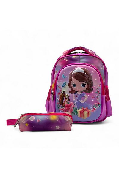 Shihon 2-piece 12-inch girls' school backpack