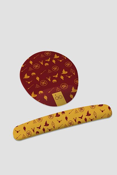 Flipped Harry Red Printed Mousepad