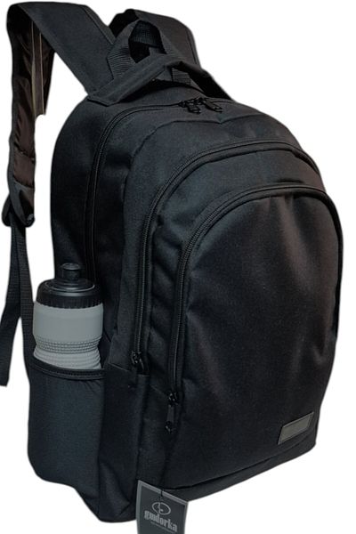 Stok CITY Black Backpack Multi-Eye Wide Complete Lined High School Middle School Elementary School Large Backpack School Bag