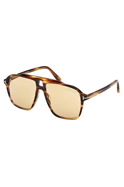 Tom Ford Unisex Sunglasses Tf1209 Autari 56E 56-14, Acetate Brown Frame, Photochromic Lens