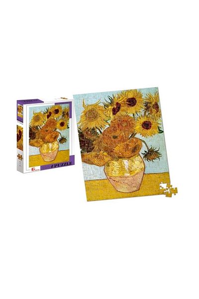 divendi-ro 300 pieces jigsaw puzzle, painting Sunflowers by Vincent van Gogh, multicolor