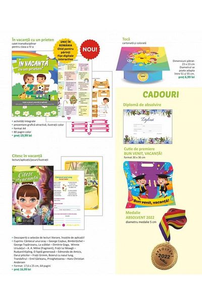 Editura Sinapsis Prize package for the 4th grade of 2022, Emanu