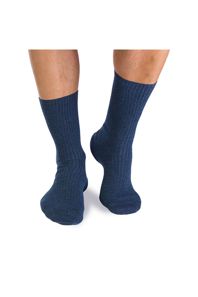 Pirin Hill Sosete bumbac lungi fara elastic Albastru