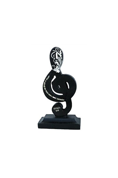 OEM Ornament notă muzicală cu text, 9x17 cm