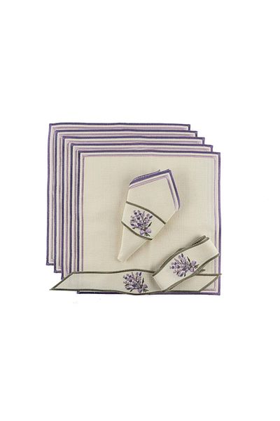 Mikasa Moor Violet 6 Servetele Suport pentru 6 servetele