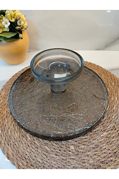 MDKLİFE Lınens Gleam Ayaklı Sunum Standı Füme