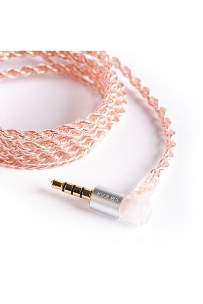 Choice 3.5QDC with mic KBEAR 4 Core Copper Upgrade Wired Earphone Cable 2PIN/QDC/MMCX/TFZ Earbuds Connector