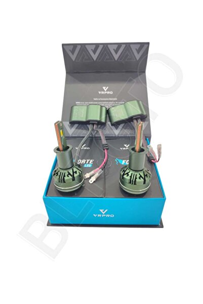 vr pro H3 FORTE LED XENON 22000 LÜMEN ŞİMŞEK ETKİLİ 65W ( 12- 24V ) UYUMLU
