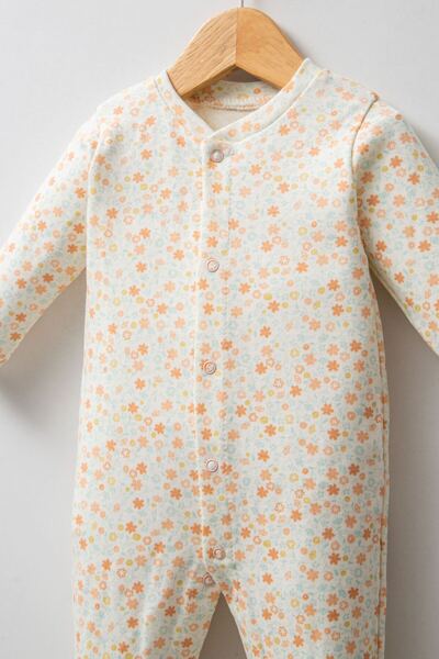 Bebitof My Baby Kumsal % 100 Coton 10 Lu Hastane Çıkışı Yeni Sevimli Aybalam Desenli 10123