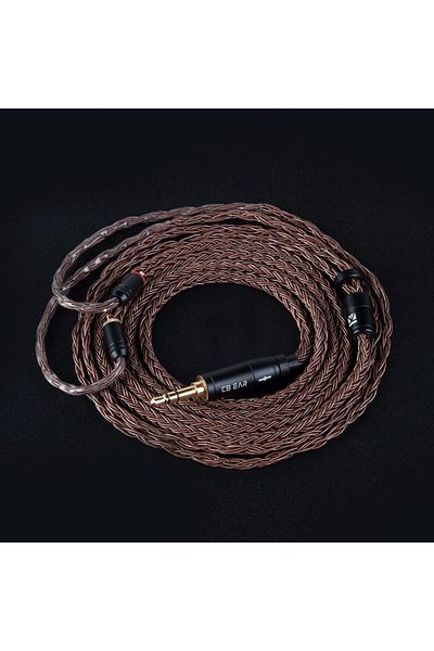 Choice MMCX 3.5mm KBEAR 16 Core Pure Copper Earphone Cable 2PIN/MMCX/QDC Earbuds Connector Use For KZ EDX Z