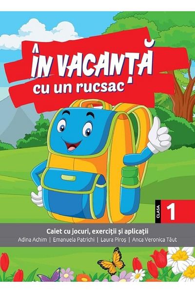 Editura Sinapsis On vacation with a backpack. Notebook with games, exercises