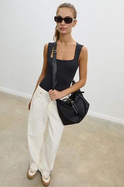Stradivarius حقيبة تسوق متباينة الألوان