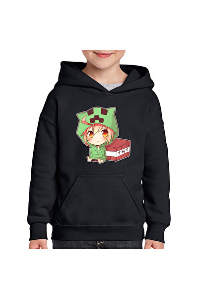 OEM Hanorac copii Minecraft Anime Creeper