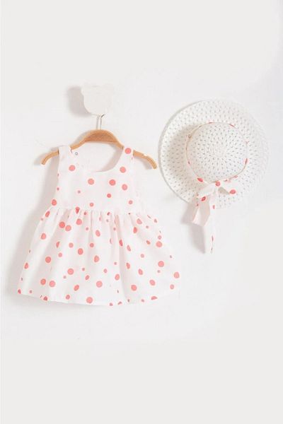 Soft kids Girl's Printed Bow Summer Dress