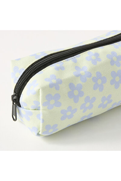 Royal Sac Floral Print Pouch with Zip Closure