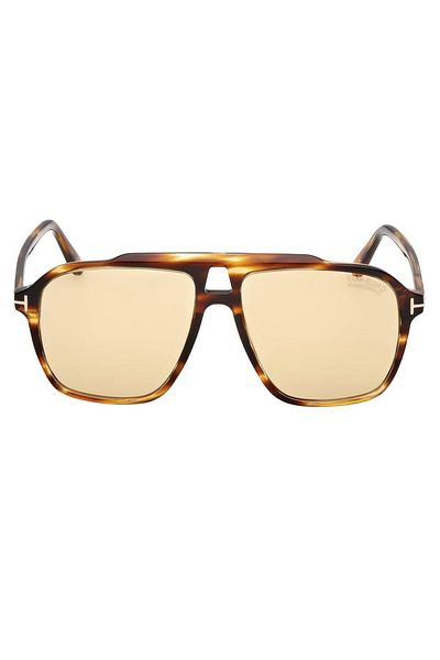 Tom Ford Unisex Sunglasses Tf1209 Autari 56E 56-14, Acetate Brown Frame, Photochromic Lens