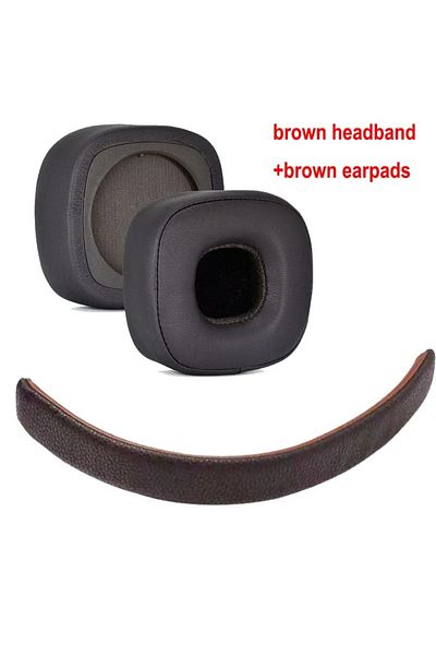 Choice 1 set of brown Ear Pads for Marshall Major III Wired,Major IV Major III Major3 Major4 Wireless,Heads