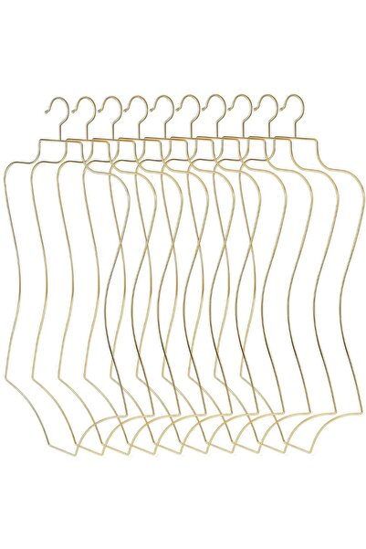 ada tasarım market Vücut Formlu Mayo Askısı Bikini Askısı Iç Çamaşır Askısı Gold Kaplamalı ( 1 Adet)