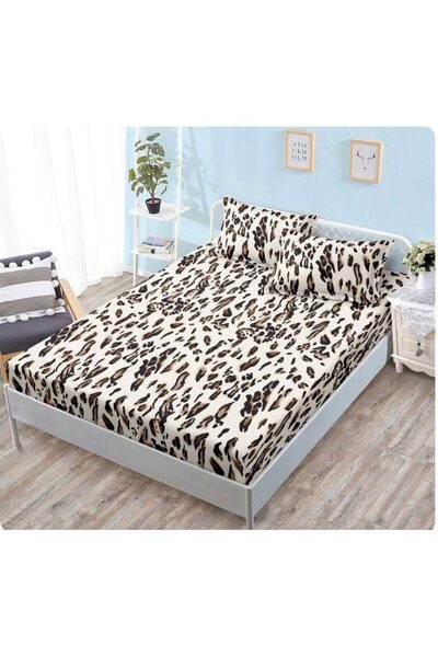 OEM Bed Cover, 2 People, 160x200 cm, Animal Print, Multicolor