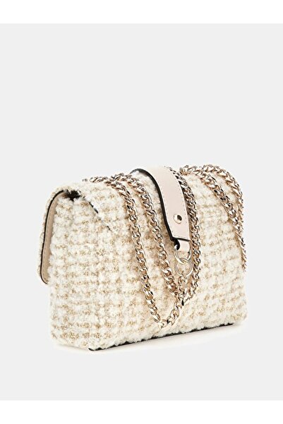 Guess Everlee Women's Wool Blend Shoulder Bag