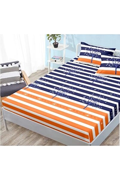 OEM Set cearșafuri și fețe de pernă, Finet, 3 piese, 2 persoane, 180x200cm, d...