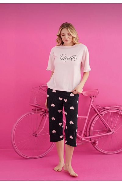 mamirko designed for you Cotton lycra capri set