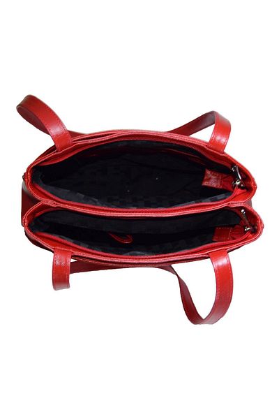 Magazinul de genti Women's handbag made of genuine leather, model 182,