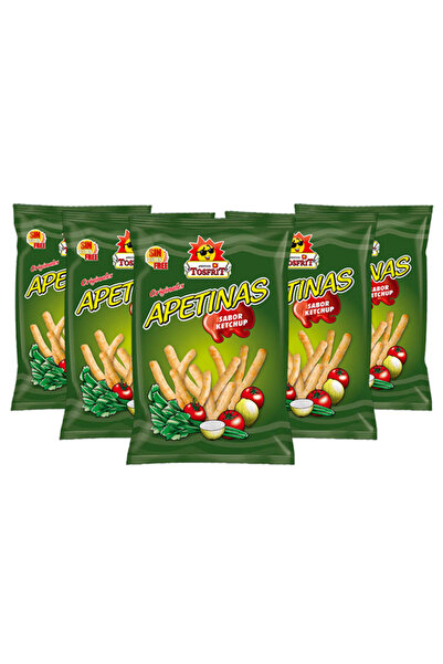 Tosfrit Snack-uri Crocante cu Gust Intens de Ketchup, 5x25g