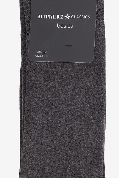 ALTINYILDIZ CLASSICS جوارب مفردة للرجال من Anthracite-Melange Modal