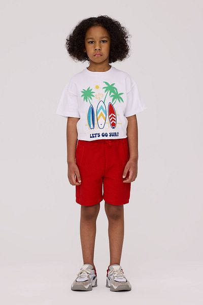 Nebbati Boy Red Shorts