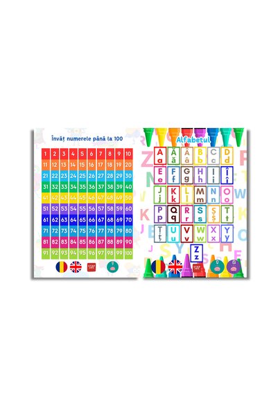 minibooks Carte interactiva cu sunete - Lumea Cuvintelor - Jocuri în Română și Engleză