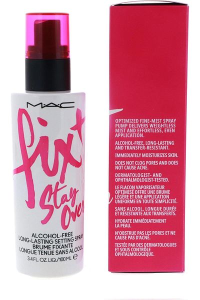 M.A.C . FIX+ STAY OVER ALCOHOL-FREE 16HR SETTING SPRAY - 3.4 Fl Oz / 100 ml