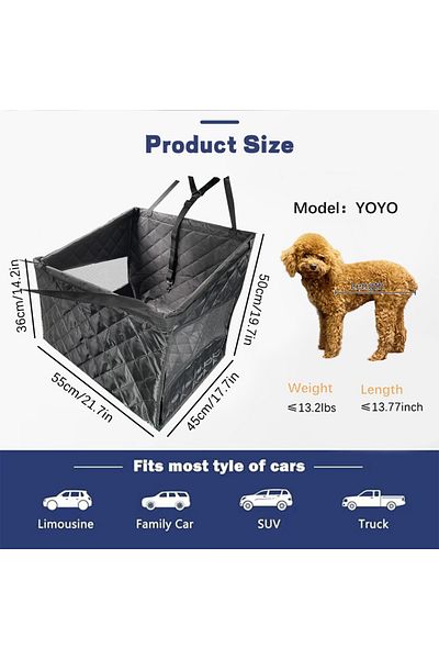 Choice Black Side Mesh CAWAYI KENNEL Pet Dog Carrier Car Seat Cover Carry Cat Puppy Bag Car Travel Folding