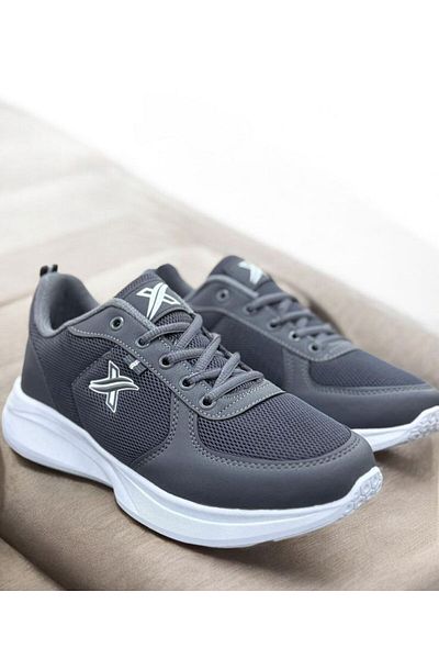 KANTEX Unisex Daily Gray Byz Anatomical Flexible Sole Lace-Up Sports Shoes Ergonomic Comfortable Breathable18