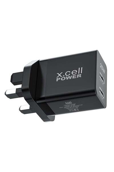X.Cell Xcell 20W Dual Port Fast Charger | USB-A QC 3.0 + PD | Heat Safe | Com...