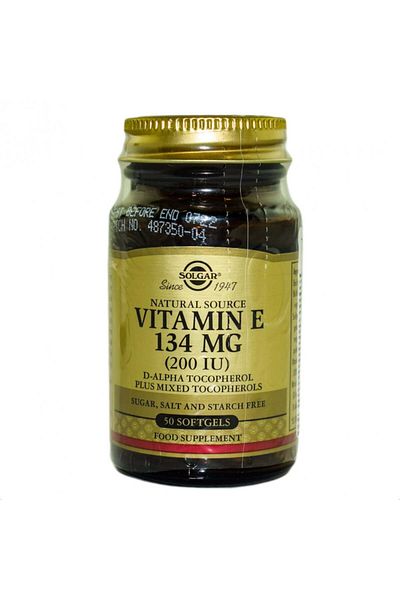 Solgar Vitamina E 200IU 134mg Softgels 50cps -