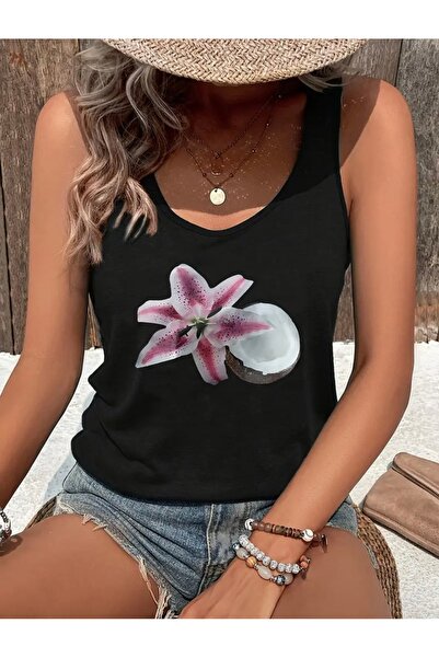 NOFLEN ΓΥΝΑΙΚΕΙΟ T-SHIRT ΜΕ ΣΤΑΥΡΟ ΚΟΚΟΝΑΤ