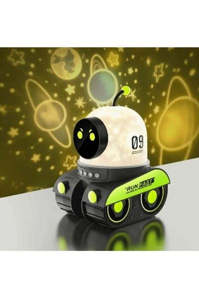 Toybox تصميم روبوتي لجهاز إضاءة ليلية وجهاز عرض مجرة