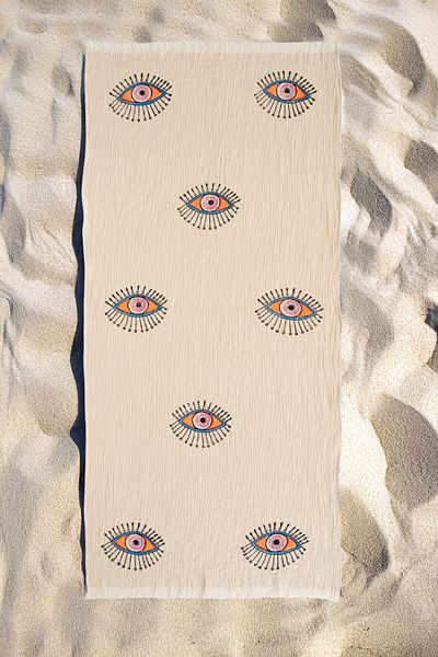 VAROL Βιολογικό 100% βαμβάκι Muslin Peshtemal - Eye