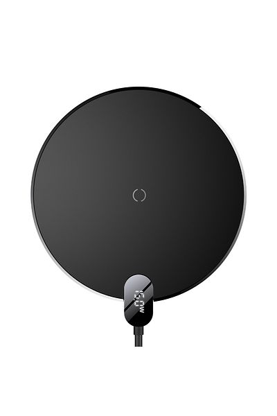 Baseus Ładowarka indukcyjna Digital LED Display Gen 2 15W USB-C - czarna