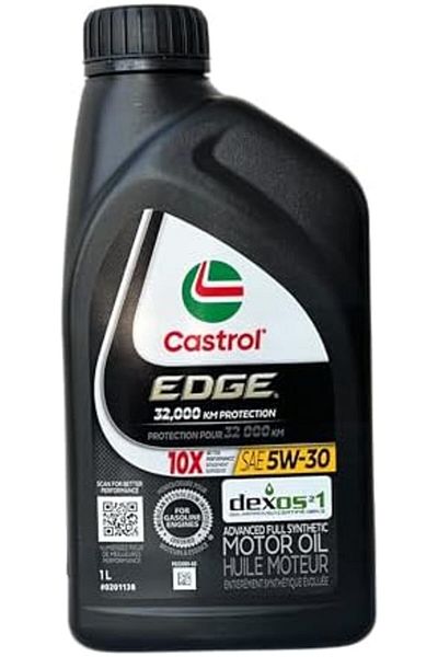CASTROL Fully Synthetic Motor Oil 5W-30 DEXOS1 Gen3 by EDGE (1 Liter)