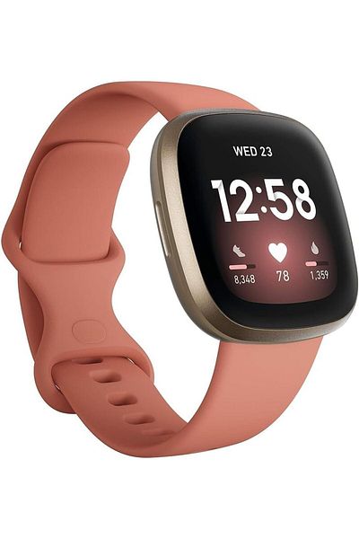 SmartWatch Versa 3 Sănătate și Fitness cu GPS, Ceas inteligent, Monitorizare ritm cardiac 24/7, Alexa încorporată