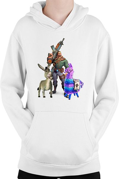 OEM Hanorac Copii Fortnite Goat Donkey Animals Hunting