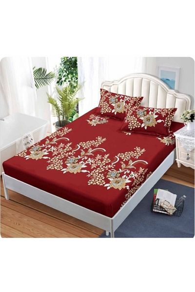 OEM Bed Sheet, 2 Persons, 160x200 cm, Modern Print, Multicolor