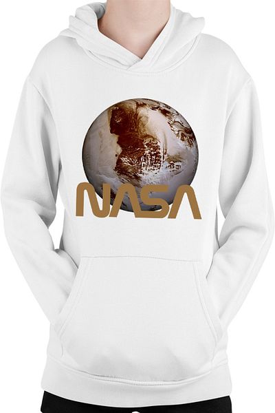 OEM Kids Hoodie NASA Logo Pluto Planet New Small Dwarf Exo