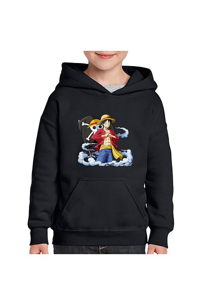 OEM One Piece Monkey D Luffy Pirate Flag Kids Sweatshirt