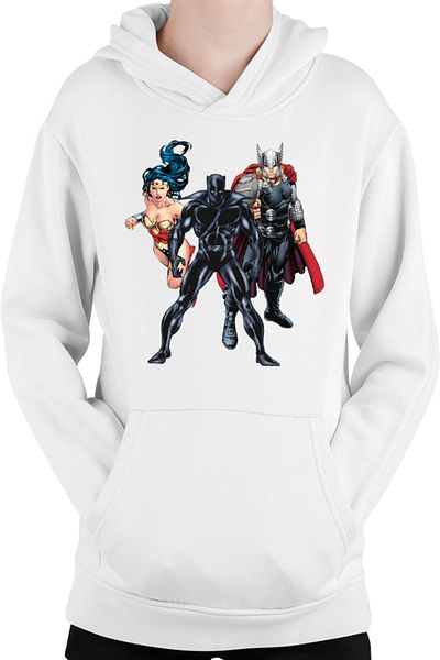 OEM Kids Hoodie Black Panther Thor Wonder Woman Ally