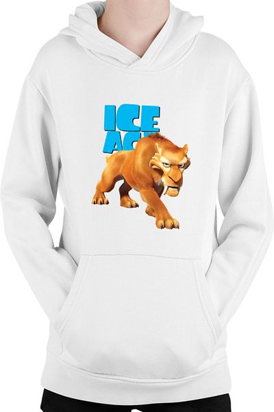 OEM Hanorac Copii Ice Age Logo Lion Antic Animal Fluffy Huge