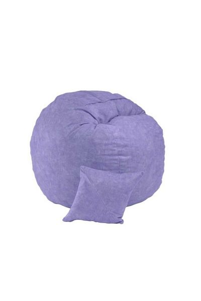 Pufrelax Set Fotoliu Matusalem cu Perna, Material Textil - Lavanda